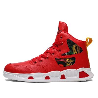 中国 Anti-slippery Mens Basketball Sneakers Fashion Sports Shoes Brand, Custom Branded Basketball Sneakers, High Top Basketball Sneakers For Men 販売のため