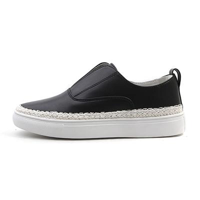 중국 2019 Anti-odor Female Branded For First Copy School Girl White Flat Casual Women Ladies Wedges Genuine Leather Stylish Shoe 판매용