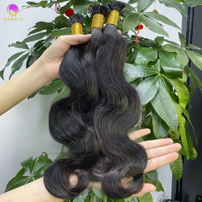 China Body Wave 10A Body Wave I-TIP Hair Extension Virgin Hair Unprocessed for sale