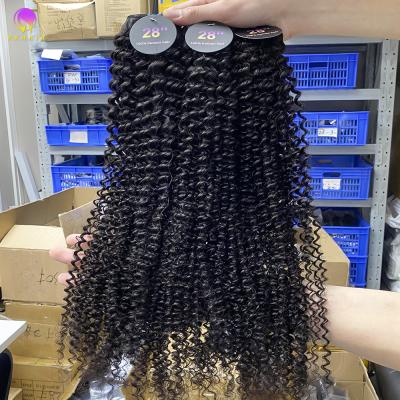 China RX-B Machine Long Lasting Fashionable Kinky Curly Hair Double Bundles Curly Hairstyles for sale