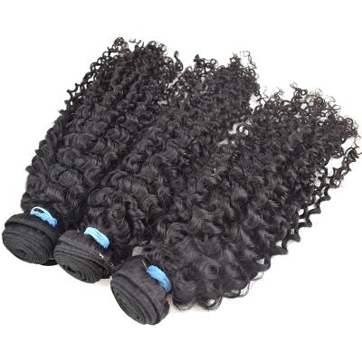 China RXHAIR Deep Curly Virgin Raw Hair With Elastic Band 9A Blue DC for sale