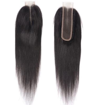 China Softest Preplucked Hair Lace Closure 2x6 Lace Closure Full Body Straight Waist Lace Closure With Baby Hair for sale