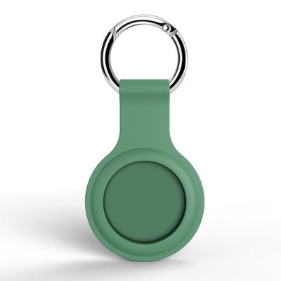 China 2021 Newest Anti-drop Soft Silicone Anti-lost Key Chain For Air Tag GPS Tracker Silicone Holder For Apple Airtag Kids Location Tracker for sale