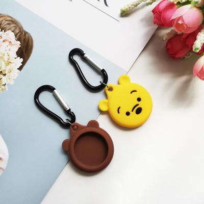 China 2021 New Design Anti-drop Cute Cat Dog Pet Anti-Lost Silicone Tracker Gps Shockproof Holder Protected Case For Airtag Cover for sale