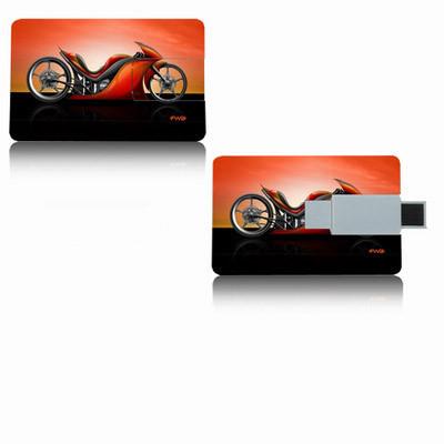 China 4GB Credit Card Promotional USB Flash Drives Customized Card Printing for sale