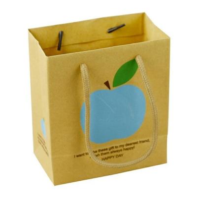 China Brown Kraft Paper Bags With Handles / Handled Paper Bags For Eco Friendly Packaging for sale