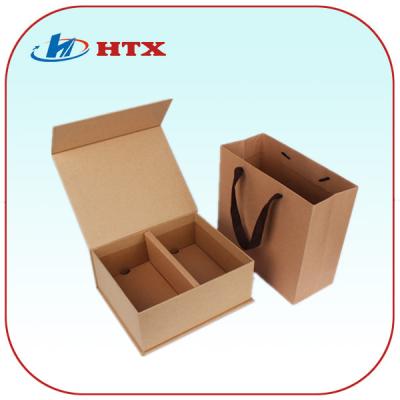 China Convenient Kraft Paper Box with Handle for Gift/Food/Household for sale