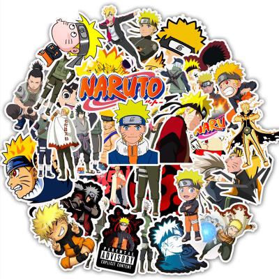 China 50pcs Cartoon Sticker Pack Naruto Cartoon Anime Stickers Waterproof Skateboard Motorcycle Guitar Luggage Laptop Bicycle Sticker Kids Toys for sale