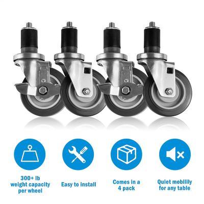 중국 Modern Expanding Stem Caster Set Wheel 4 Heavy Duty 판매용