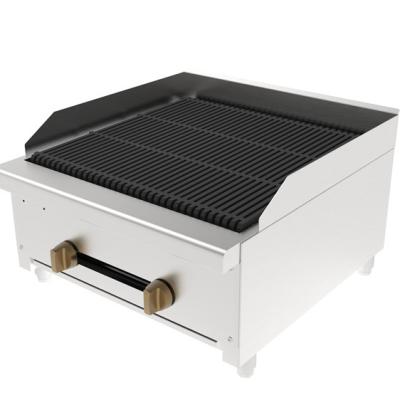 중국 High Quality and Latest Design Countertop Gas Lava Briquette Charbroiler Easily Cleaned 판매용