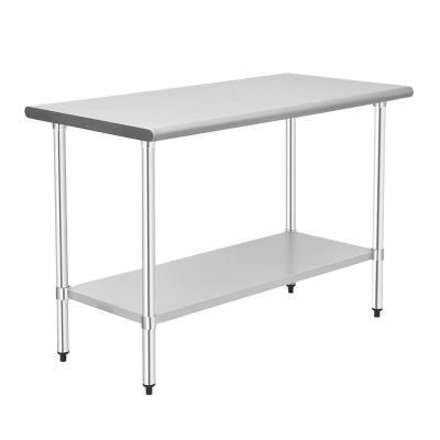 China (Others) 2022 Innovative Products Kitchen Adjustable Stainless With Under Shelf Layer Worktable for sale