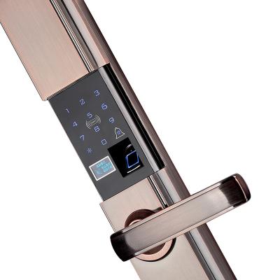 China Advanced Wide Application Scanner Keypad Smart Double Sided Biometric Fingerprint Door Lock for sale