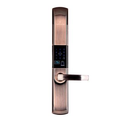 China Wide Application Z Smart Wave Fingerprint Glass Door Lock for sale