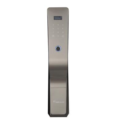 China Hot Sale Apartment Fingerprint Password Card Smart APP Remote Control Electronic Push-Pull Door Lock for sale