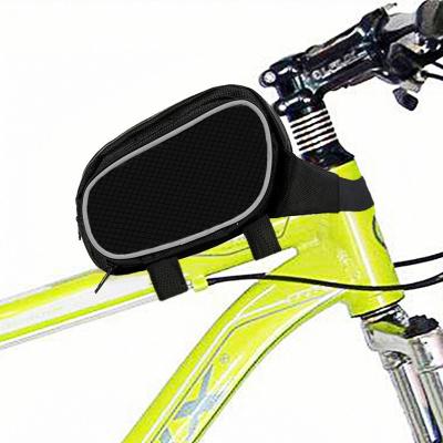 China Water Proof Enlarge Size Sports Bike Bicycle Top Tube Bag Mountain Bike Frame Travel Bike Handlebar Waterproof Riser Bag Unisex for sale