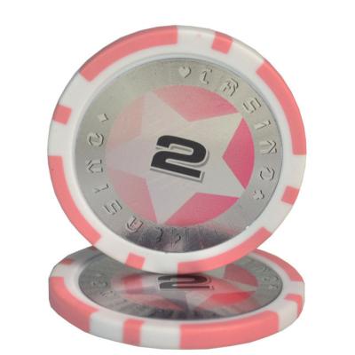 China Wholesale 200pcs Vegas ABS Hottamp 100000 Money Ceramic Wheels Holder Poker Chips Kids Personalized Box With 1000 Poker Chips for sale