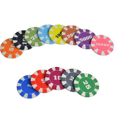 China Custom Ceramic Poker Chip Wholesale Poker Chips Ceramic Chips For Sublimation 10g OEM Poker Chips for sale