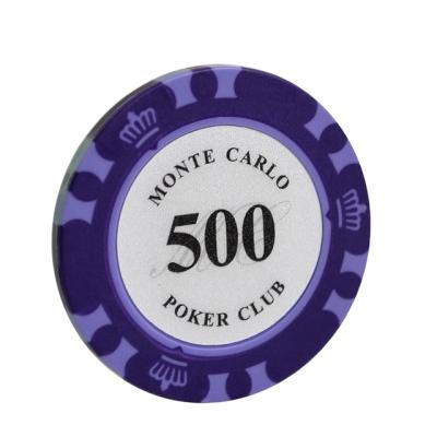 China Clay Jy 39mm Chip EPT Sunfly 23mm Ceramic Solid Game 300 Caze Set Clay Photo Cash Game Caze Online Poker Chips for sale