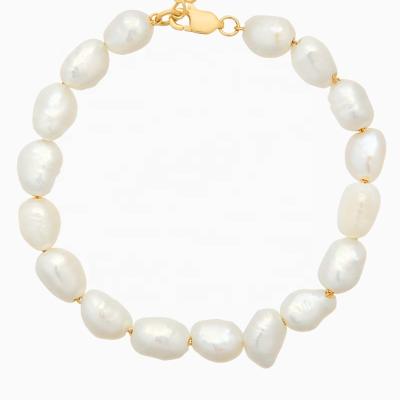 China FASHIONABLE Hot Selling New Natural Freshwater Pearl Girl Baroque Shaped Bracelet for sale