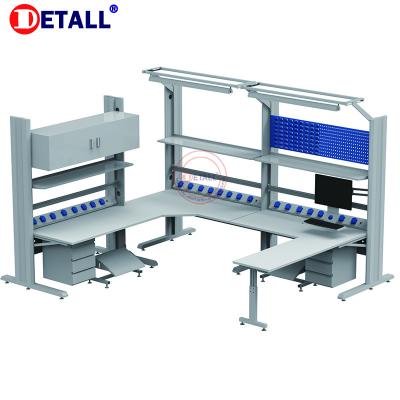 China Factory Detall Universal Heavy Duty Industrial Garage Workbench With Cabinet Drawer for sale