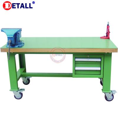 China Excellent Quality Workshop Workstation Industrial Corner Tool Cart Garage Electronic Workbench for sale