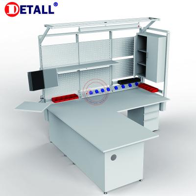 China Industrial Workshop Custom Electronic Lab Bench Used Stainless Steel Work Table for sale