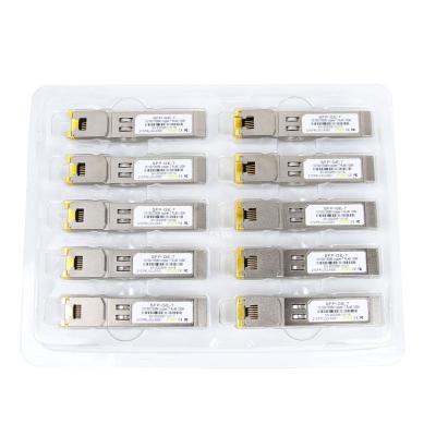 China FTTH Brand SFP Copper RJ45 Compatible Module Cisco GLC-T 10/100/1000base-x for sale