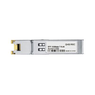 China FTTH 10G SFP-T Copper RJ45 30m SFP-10G-T 10G Copper RJ-45 SFP-T 100m SFP Transceiver GLC-T for sale