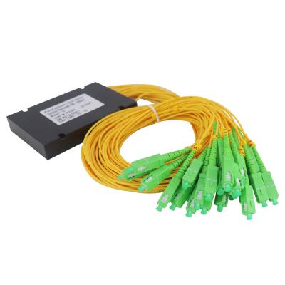 China FTTx solutions fiber optic equipment 1260 to ftth 1650nm fiber optic plc splitter 1x4 1x8 1x16 1x32 1x64 for sale