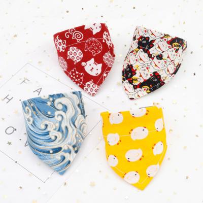 China 2020 Dog Cat Bandanas Bib Various Cute Fancy Style Woven Puppy Accessories Wholesale Viable for sale