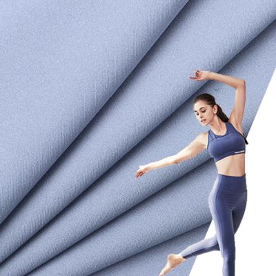 China Wrinkle Resistant Double Sided Sprotwear Lycra Spandex Fabric High Elastic Stretch for sale