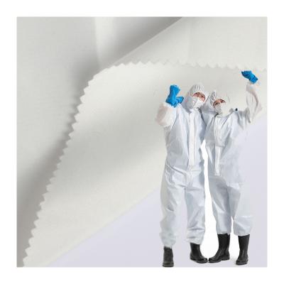 China Waterproof 190T 210T Memory Pongee Polyester Fabric For Medical Protective Suit Uniform for sale