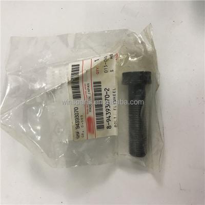 China WHEEL BOLT SCX300-C SCX400 SCX400T SCX500-C SCX500W SCX550-C CX650-2 LX130-7 LX160-7 Excavator Construction Machinery 8-94393070-2 8943930702 for sale