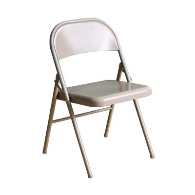 China Free Sample Commercial Wholesale Stackable Heavy Duty Metal Folding Chair Foldable for sale