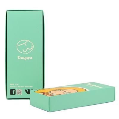 China Recyclable White Kraft Paperboard Cardboard Competitive Price Cute Cosmetic Packaging Package Box Custom for sale