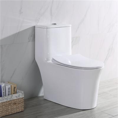 China High Quality Modern Sanitary Ware Toilet Bowl Sanitary Ware Double-Flow Toilet Ware Double-Flow WC Bathroom One-Piece Toilet for Hotel for sale