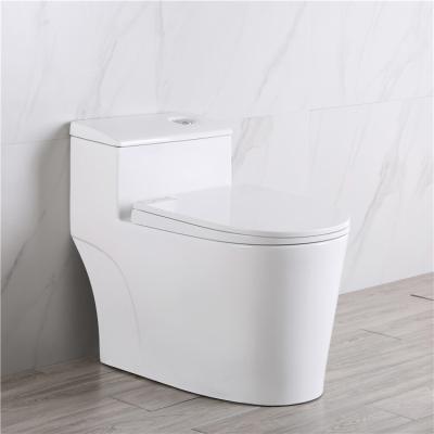 China High Quality Toilet Bowl Sanitary One-Piece Dresser Bathroom Commode Bathroom Double-Flow Ceramic Wares Toilet For Hotel for sale