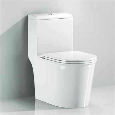 China Wholesale Cheap Toilet Sanitary Ceramic Bathroom WC WC Double-Flow Porcelain Commode Toilets One-Piece Toilet for sale