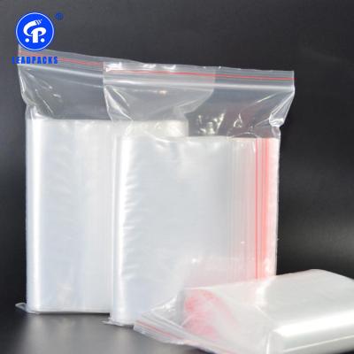 China Custom Printed Clear Zip Recyclable Eco - Friendly Small Plastic Bags For Drugs for sale