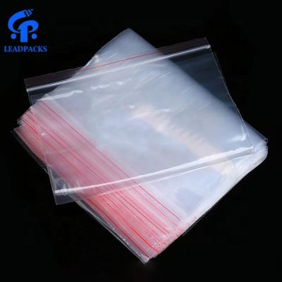 China Recyclable Reusable Custom Poly Kraft Clear Plastic Ziplock Bag for sale