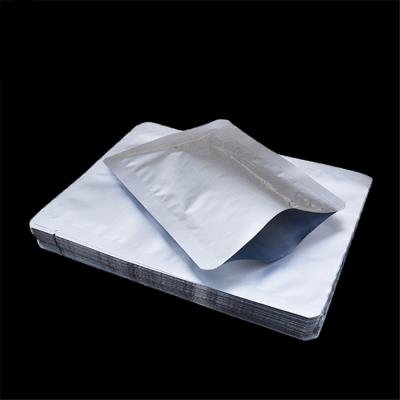 China Aseptic Custom Printed Vacuum Bag Three Side Heat Seal Aluminum Foil Bag for sale