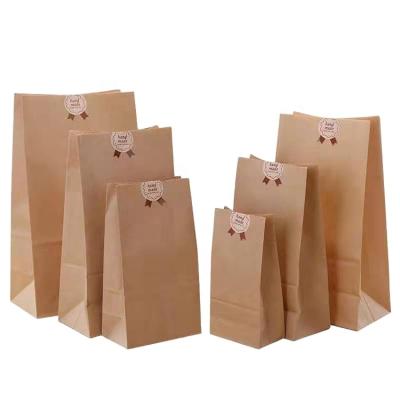 China Excellent Food Packaging Grade Biodegradable Gorcery Custom Printed Supermarket Satisfied Price Laminated Kraft Paper Bag for sale