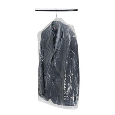 China Custom Eco-Friendly Cheap Clear Plastic Foldable Garment Bag Disposable For Storage for sale