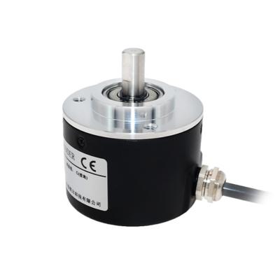 China Solid Shaft S50 Rotary Encoder 10000 PPR Rotary Incremental Encoder DC5V DC8-30V for sale