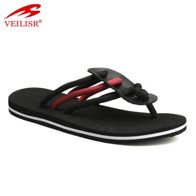 China Fashion Trend Men's New Design Men's Elastic Flip Flops Strap Flip Flops For Men Slippers for sale