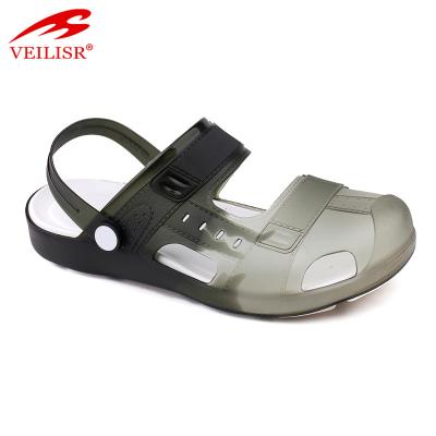 China Lightweight Outdoor Summer Walking PVC Sandalias Mens Upper Sandals for sale