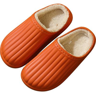 China Fashion trend autumn and winter warm plush slippers for sale