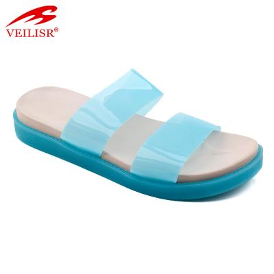 China New Lightweight Outdoor Ladies PVC Jelly Slippers Women Slides Sandals for sale