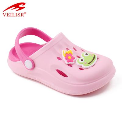 China New Pattern Kids EVA Sandals Breathable Funny Cartoon Kids Garden Clogs for sale