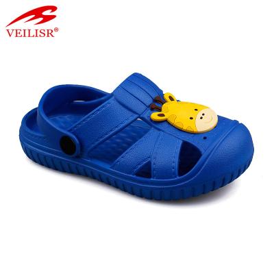 China Summer Beach Cartoon Kids Lightweight EVA Outdoor Sandals Garden Kids Hoops for sale